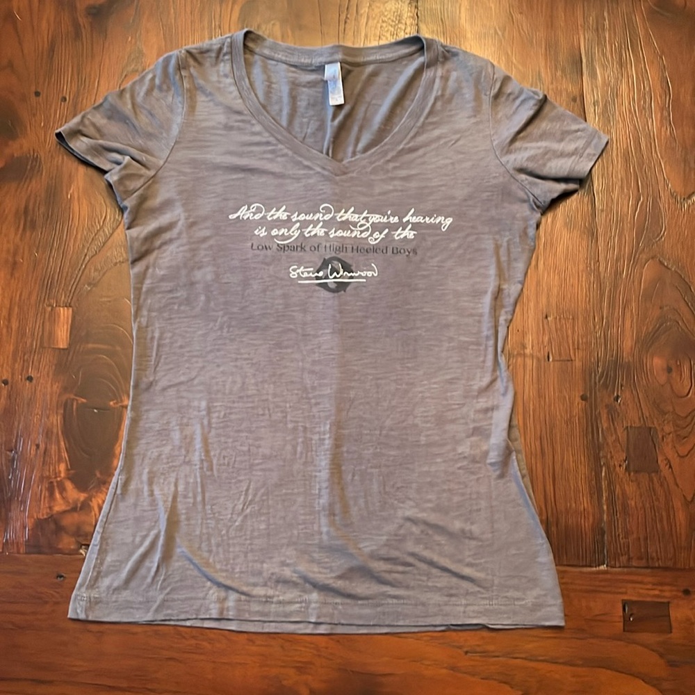 Steve Winwood Officially Licensed Women’s Concert T-Shirt gray size large